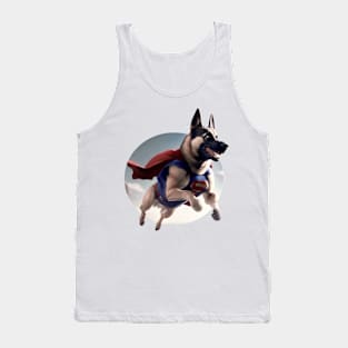 dog super flying Tank Top